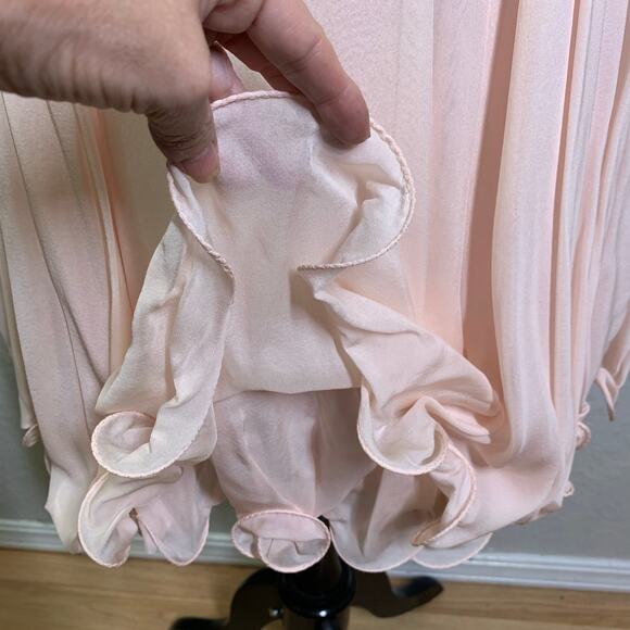J. PETERMAN Skirt 6 Silk Ballerina Wired Ruffle‎ Layered Hem Hidden Zipper NWOT - Picture 7 of 13